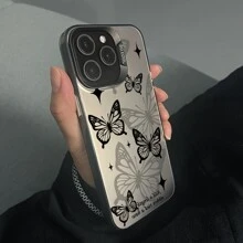 Animal Butterfly Cute Cartoon Phone Case Compatible With Iphone 16/15ProMax/14 Pro/13 Mini/12/11/XS Max/XR/7plus/8/SE2 /Sam Sung S24ULTRA/S24/S23PLUS/S23/S22+/S21/S21FE/20PLUS/Sam Sung A06/A16/A55/A15/A25/A35/A05S/A14/A34/A54/A13/A23/A33/A53/A32/A52S/A51/Xiao Mi POCO X6/X6pro/M6/M5S/F6/X5/X3/C65/M4/F5/F3/14/13pro/13/12/12spro/12Tpro/13T /Redmi Note13pro+/13C/13/12/Note11/Note10S/Note12 /OnePlus 1+11 Tpu Hand Strap