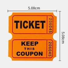 1 rolo 1000 Bilhetes de Rifa, Azul, Verde, Roxo (Múltiplas Opções de Cores), Rolo Duplo, Bilhete para Eventos, Entrada, Recompensa da Turma, Arrecadação de Fundos e Prêmios (500 Pares)