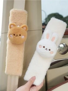 2 chiếc dây an toàn xe hơi hoạt hình dễ thương bảo vệ vai gấu bông thỏ xe hơi chống khóa vai quanh năm phổ biến - Một cỡ - Xem 7