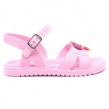 Children's Sandals Girls Lightweight Comfortable School Slippers Summer Fashion - Hoa hồng vàng - Xem 3