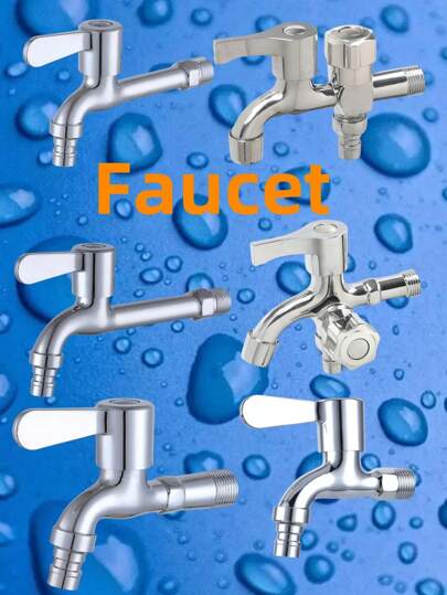 一体式多长度家用水龙头，符合欧盟金属标准的多功能水龙头，水槽水龙头，洗衣机水龙头，菜盆水龙头