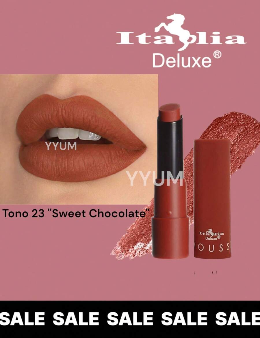 Italia Deluxe Matte Mousse Stick - Tono 23 ''Sweet Chocolate'' - View 1