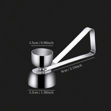 1 件装鸡蛋盖，鸡蛋开蛋器蛋壳切刀厨房。完美的软煮鸡蛋切刀，适用于生/软硬煮鸡蛋银色 - 銀色 - 查看 2