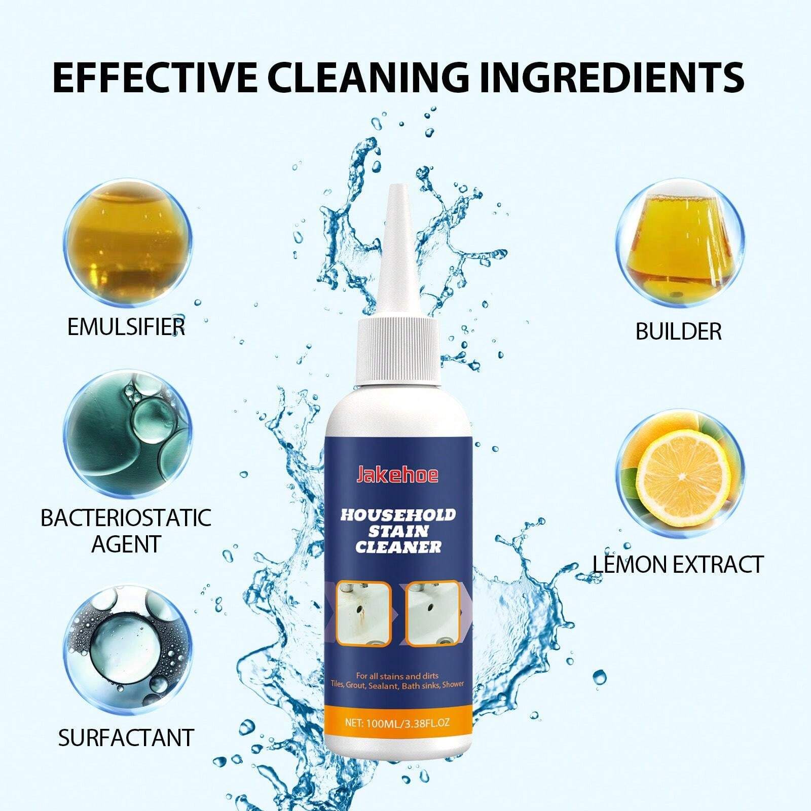 Mold And Mildew Stain Cleaning Gel, Home Use Door, Window, Wall, Tile