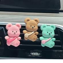 1 lọ nước hoa dạng rắn trang trí hình chú gấu dễ thương - Hương liệu cho xe hơi - Một cỡ - Xem 1