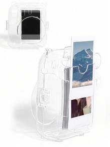 3 件装奶牛印花迷你即时胶片相机包，带背带和贴纸 - 彩色 - 查看 5