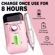 45000RPM Professional Electric Nail Drill Machine, Nail Remover, Portable Nail Care File & Dead Skin Remover Tool