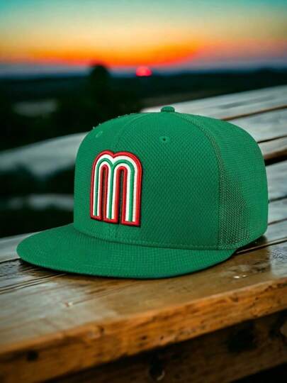 Gorra Mexico Unitalla Adulto Plana Unitalla Sneap Back Borda