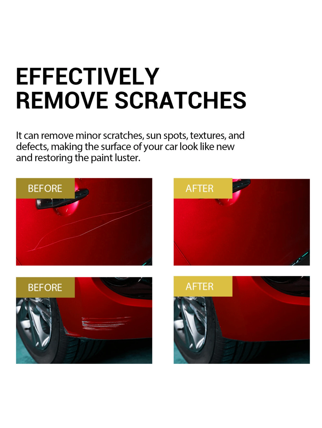 Scratch Repair Paste, Car Paint Care Restoration And Scratch Filler
