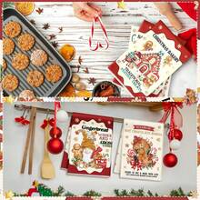 2/6PCS Christmas Gingerbread Pattern Kitchen Towels & Dishcloths - Super Soft Polyester, Tableware Home Party Decoration, Suitable For Holiday Party, Wedding And Outdoor Picnic - Multicolor - View 9