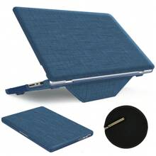 Computer Case For  Pro 14 Inch, Shock-Absorbing Protection Case With Magnetically-Folio Stand&Mouse Pad/Bag For  Pro 14'' A2918 A2992 M3/ A2779 M2/ A2442 M1 2023/2022/2021 (Navyblue) - 藏蓝色 - 查看 1