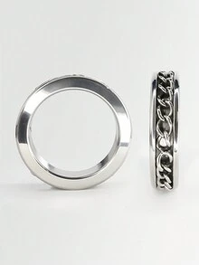 Novo BDSM Corrente Deslizante Masculino Anel de Escroto Alongamento Físico Pingente de Testículo Anel Adulto Corpo Bondage Brinquedos Sexuais Eróticos