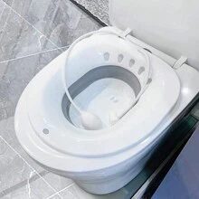 1个可折叠式坐浴盆，产后痔疮清洗盆，浴室配件，圣诞装饰，适用于居家、旅行、浴室装饰、圣诞节、万圣节，女性礼物（多种颜色和款式可选）浴室配件 浴室工具 - 粉色 - 查看 17