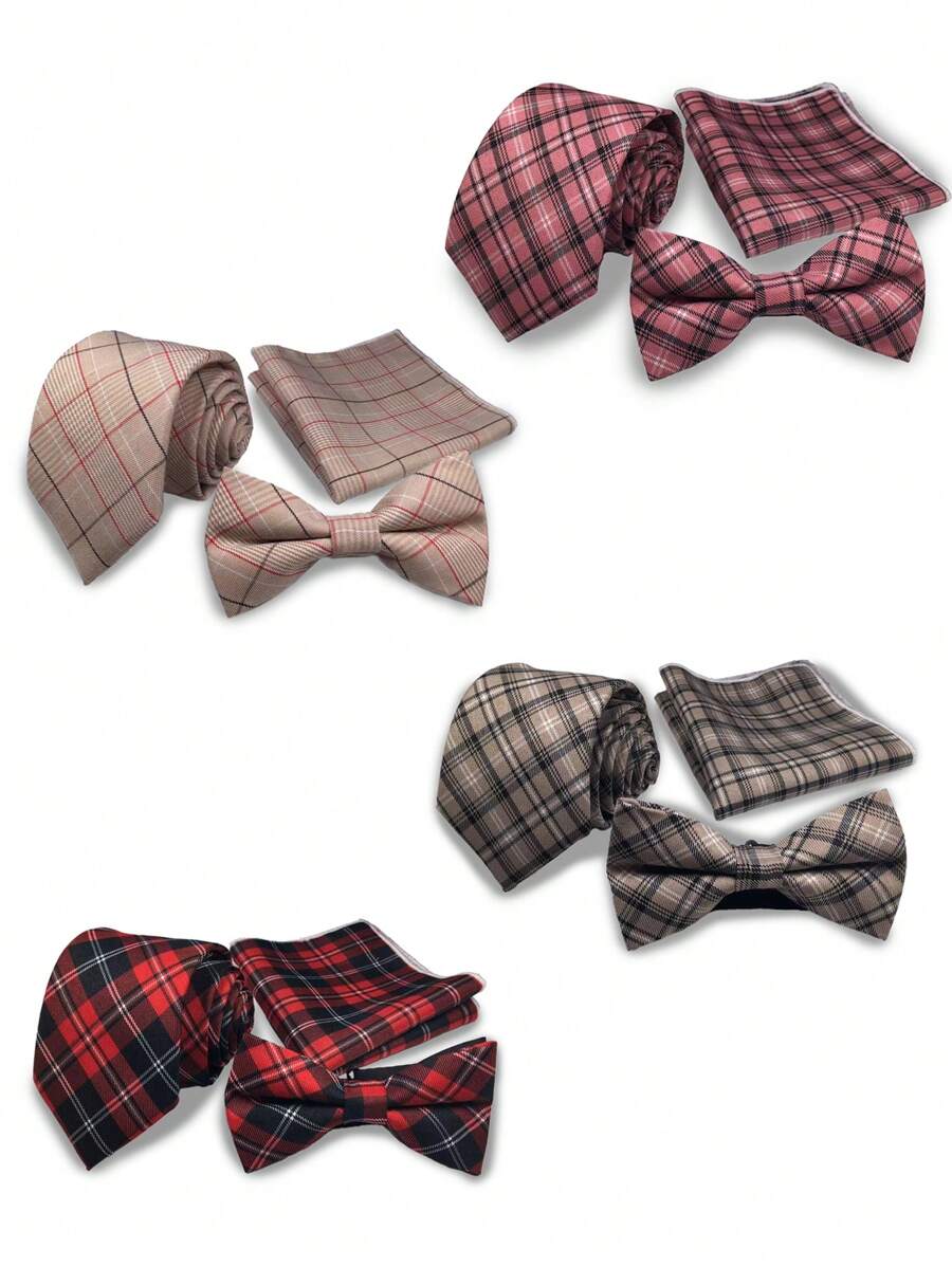 Black Tie Pack Corbatas De Satén Negras Para Hombre XPEX