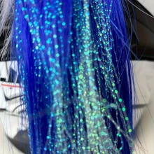 头盔假发莫霍克发型头盔装饰适用于摩托车自行车单板滑雪自行车骑行头盔（不含头盔） - 彩色 - 查看 8