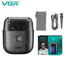 VGR Shaver Electric Waterproof Portable Mini Razor Metal Rechargeable Travel Shaver For Man V-340 - Multicolor - View 12