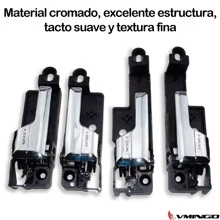 FD Fusion 2006-2012 Interior Door Handle 4 Pieces Chrome Vmingo - Black and White - View 3