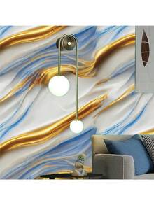 Waterproof Paper For Kitchen, Cabinet, Bathroom, Toilet, Shower Room, Wall, Tile Renewal Decoration, Moisture-Proof, Wipe-Clean, Marble Texture Wallpaper - Multicolor - View 15