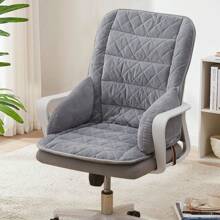 Chair Cushion Thicken Sofa Warm Seat Back Pad Office Chairs Mats With Removable Cover Buckle Closer Chair Cushion Thicken Sofa Comfortable Warm Seat Back Pad Office Chairs Mat For Home Living Room - 淺灰色 - 查看 1
