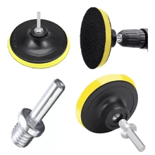 Disco Prato Suporte 125mm 5 Polegadas + Adaptador Pino M14 - Preto - Visão 3