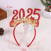 Băng đô đính sequin nhiều màu sắc cho tiệc mừng năm mới 2025 trang trí chữ số Giáng sinh - Nhiều màu - Xem 10