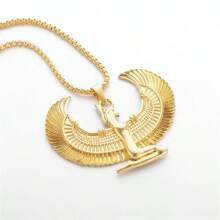1 件装复古埃及女神翅膀吊坠项链男女派对宴会配饰 - 金鷹項鍊 - 查看 7