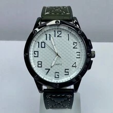 RELOJ ANALOGICO PARA HOMBRE RELOJ DE MANECILLA PARA CABALLERO - Verde - Ver 1