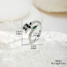 Anillo con diseño de hoja y koala inspirado en el estilo vintage - de aleación, perfecto para atuendos casuales y como regalo de Acción de Gracias