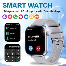 Đồng hồ thông minh dành cho doanh nhân nam HOT 1 chiếc có màn hình cảm ứng IPS 1,83", đa chức năng: Gọi điện thoại, đếm bước chân, lượng calo, chế độ thể thao, báo thức, đèn pin, tương thích với Android và IOS, món quà tuyệt vời cho Giáng sinh, năm mới, ngày lễ tình nhân - Nhiều màu - Xem 9