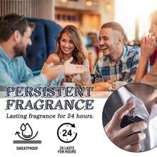 1pc 50ml Men's Charming Perfume, Natural Fragrance, Fresh Charm, Lasting Fragrance, Dating Atmosphere, Perfume