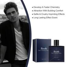1pc 50ml Men's Charming Perfume, Natural Fragrance, Fresh Charm, Lasting Fragrance, Dating Atmosphere, Perfume