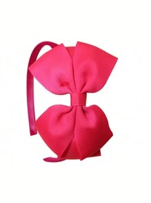 6pcs Cute Sweet Headbands With Ribbon Bow, Colorful Hair Hoops, Elegant Hair Styling Accessories
