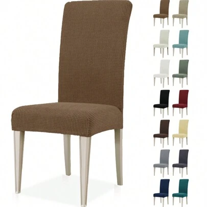  Ystyle Chair Covers With Backrest 6 Pieces, Stretch Chair Covers Living Room Kitchen, Universal Stretch Chair Covers, Modern Anti-Scratch Cat Chair Covers