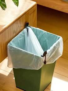 2PCS/5PCS/10PCS/50PCS/100PCS 垃圾袋夹，防滑垃圾桶夹，适用于家庭厨房浴室学校办公室宿舍、清洁用品、家用工具、圣诞配件 - 彩色 - 查看 9