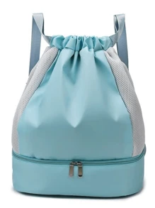 Large Capacity Storage Bag For Sports Fitness - 藍色 - 查看 3