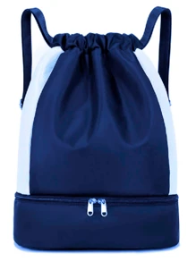 Large Capacity Storage Bag For Sports Fitness - 藍色 - 查看 4