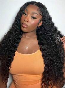 180% Density Pre Plucked Lace Front Wigs Human Hair 13x4 HD Transparent Lace Front Human Hair Wigs For Women Glueless Brazilian Virgin Hair Lace Frontal Wig With Baby Hair