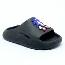 Children's Sandals, Boys' Slippers, Slides, School Fashion, Summer - 黑色 - 查看 2