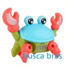 Runaway Crab Toy Sound Light And Movement - MÀU XANH DA TRỜI - Xem 1