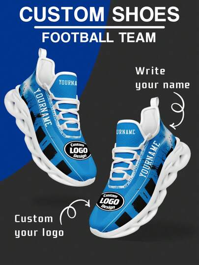 Sneaker personalizzata con logo e nome personalizzato, disegnata con il nome della squadra di football Carolina, leggera, confortevole, con suola soffice, adatta per palestra e allenamento, scarpe da tennis traspiranti, regalo unico per mamma/papà/lei/lui/fidanzata/fidanzato/moglie/marito/amico