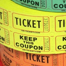 1 rolo 1000 Bilhetes de Rifa, Azul, Verde, Roxo (Múltiplas Opções de Cores), Rolo Duplo, Bilhete para Eventos, Entrada, Recompensa da Turma, Arrecadação de Fundos e Prêmios (500 Pares)