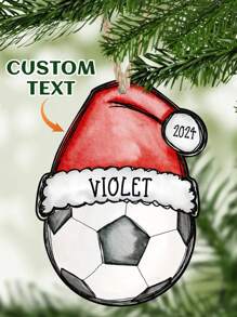 1 đồ trang trí bóng đá Acrylic cá nhân hóa với mũ ông già Noel tên tùy chỉnh Quà tặng Giáng sinh cho cầu thủ Quà tặng đội bóng cao cấp, Đồ trang trí cầu thủ bóng đá tùy chỉnh, Đồ trang trí bóng đá tùy chỉnh, Quà tặng cá nhân hóa, Quà tặng Giáng sinh, Đồ trang trí cây thông Noel, Đồ trang trí cá nhân hóa, Đồ trang trí cầu thủ bóng đá, Quà tặng đội bóng đá, Quà tặng bóng đá, Đồ trang trí bóng đá, Quà tặng cho cầu thủ bóng đá, Quà tặng cho bạn thân, Đồ trang trí cầu thủ bóng đá, Đồ trang trí xe hơi, - Nhiều màu - Xem 2