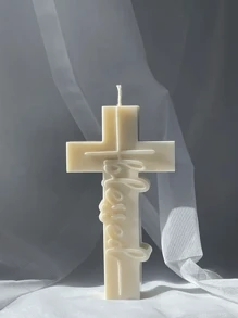 万圣节香薰蜡烛硅胶模具 - 欧洲符文设计适用于树脂和石膏装饰，1 件 - 白色 - 查看 4