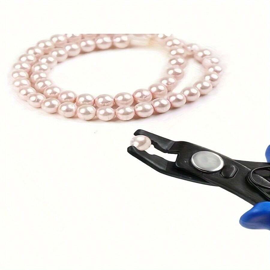 1 件 DIY 珠宝工具、珠宝钳、打孔器、珍珠夹紧工具、串珠辅助配件 - 夾珠定位鉗 - 查看 1