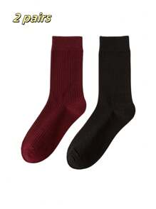 1pair/2pairs/3pairs/6pairs Women's Random Color Fashionable Bubble Pile Socks, Comfortable, Breathable, Classic, European Style, Knee-High, Casual Scrunch Socks, Fall