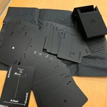Świecące karty do gry na wieczorną zabawę - idealne na imprezy i prezenty, trwały papier, świetne na Boże Narodzenie, Halloween i Święto Dziękczynienia
