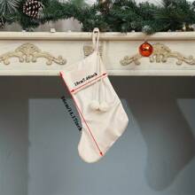 Christmas Stocking Xmas Socks Gifts Bags For Family Holiday Season Decor Tree Decorations Hanging Ornament Fireplace Party Supplies 14"