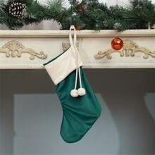 Christmas Stocking Xmas Socks Gifts Bags For Family Holiday Season Decor Tree Decorations Hanging Ornament Fireplace Party Supplies 14"