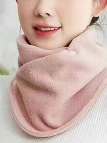 1pc Warm Neck Gaiter Outdoor Cycling Neck Warmer Fleece Windproof Neck Scarf, Suitable For Outdoor Hiking, Climbing, Cycling Sports - Multicolor - View 6