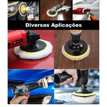 Disco Prato Suporte 125mm 5 Polegadas + Adaptador Pino M14 - Preto - Visão 7